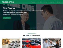 Tablet Screenshot of primecars.com.sg